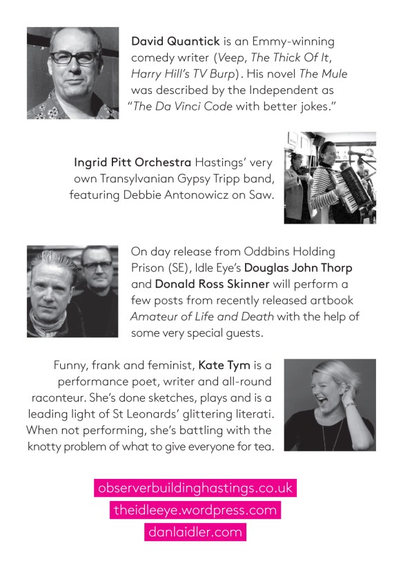 Broken Biscuits 2 - Flyer back